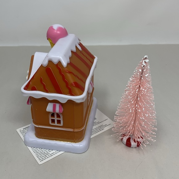 Cobblestones Sweets & Treats miniature house decor & bottlebrush pink tree new - Picture 7 of 16